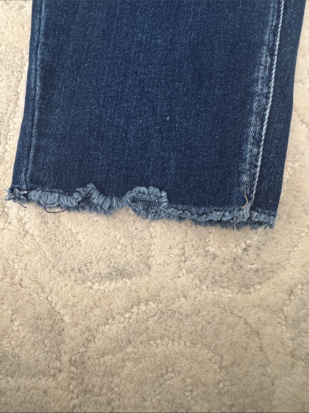 Women's Dark Indigo Cropped Slim Jeans - Picture 4 of 4